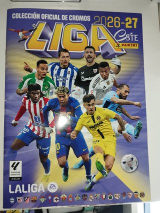 Álbum cromos LaLiga 2026-2027 Panini vacio