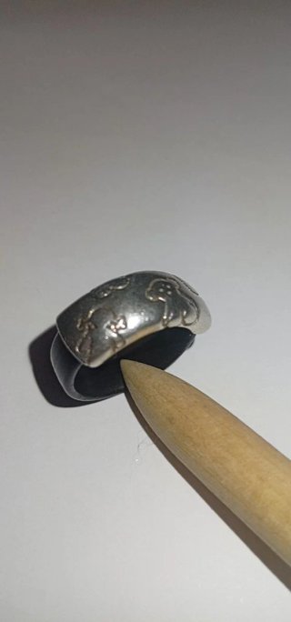 Anillo Tous Plata y Negro