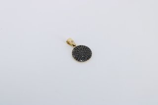 Colgante Oro 14K Negro