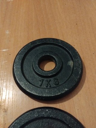 Set de 2 Discos de Pesas de 1kg