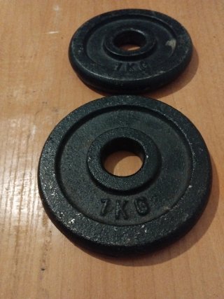 Set de 2 Discos de Pesas de 1kg