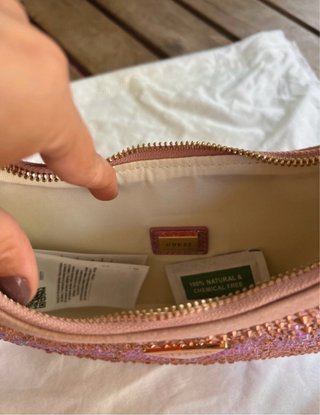 Bolso Guess Rosa con Strass