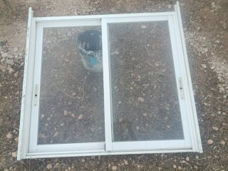 Ventana corredera aluminio 120x110