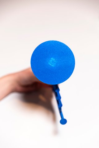 Corno Francese Blu 3D con Tag NFC musicale