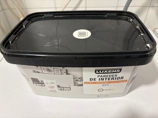 Pintura Luxens Paredes Interior Mate Blanco 4L