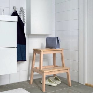 Taburete escalón madera Bekvam Ikea