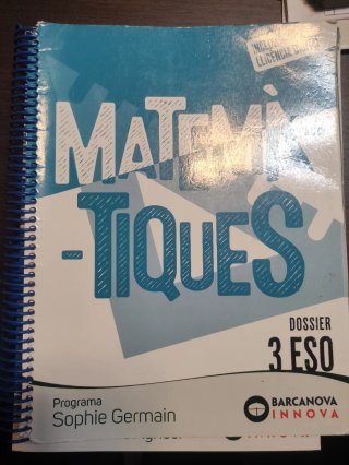 Matemàtiques, 3 ESO, Programa Sophie Germain, B...