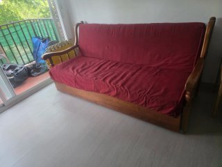 Sofá Cama de Madera