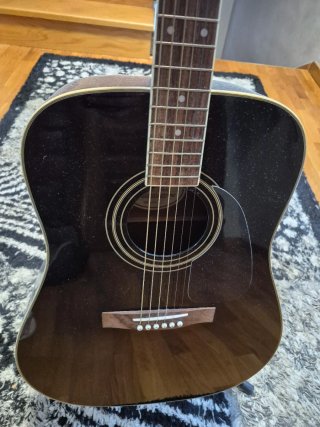 Guitarra Acústica Fender Negra