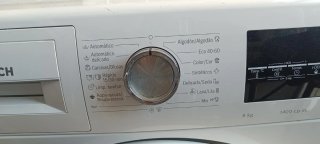Lavadora Bosch de 8kg de carga