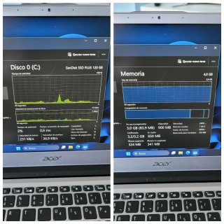 Portátil Acer Swift 3 FHD 4GB RAM 120GB SSD