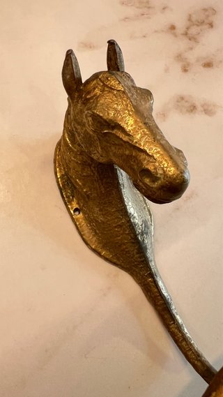 Pareja Percheros / Colgador de Pared Antiguo