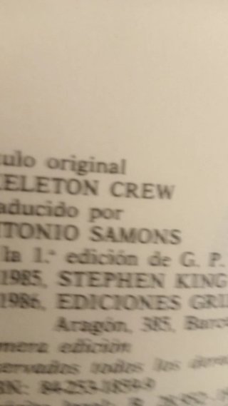 La niebla. Stephen King. LEER DESCRIPCIÓN