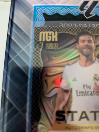 Tarjeta Xabi Alonso Megacracks Autografiada