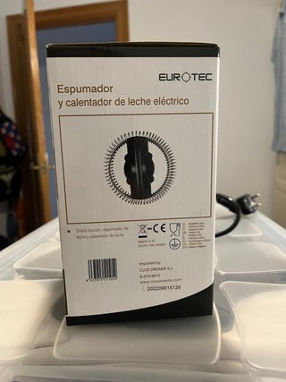 Espumador y Calentador de Leche Eurotec