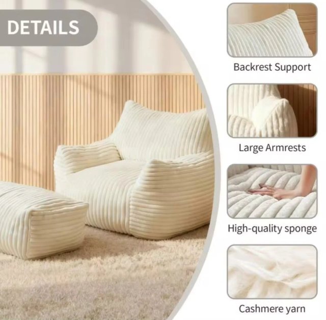 Sillón con Reposapiés Sanae