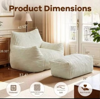 Sillón con Reposapiés Sanae