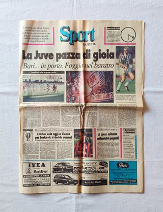 Sport Gazzetta 22/05/1995, Juventus 23° Scudetto