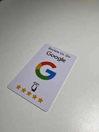 Tarjetas NFC para Reseñas Google