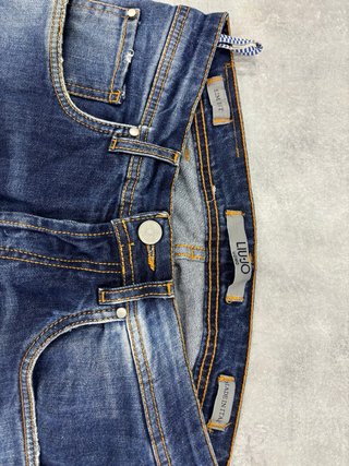 Jeans Liu Jo Uomo Blu Strappati