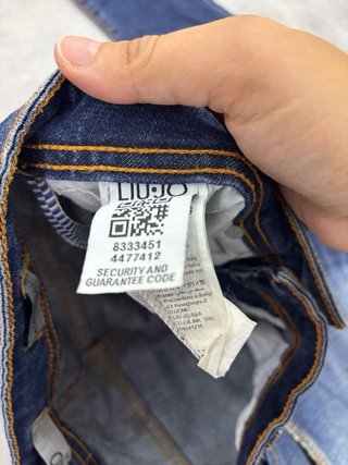 Jeans Liu Jo Uomo Blu Strappati