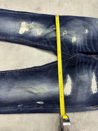 Jeans Liu Jo Uomo Blu Strappati