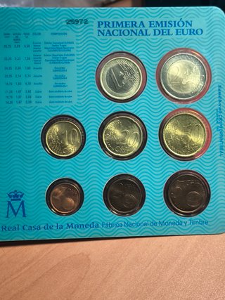 Cartera Oficial Euro España 1999