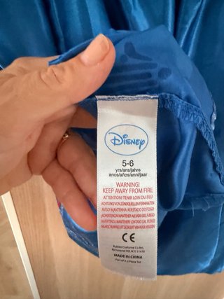 Disfraz Anna Frozen Disney 5-6 años