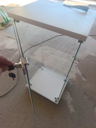 Vitrina de Cristal con Cerradura