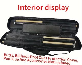 Estuche profesional para 3 tacos de billar + 1