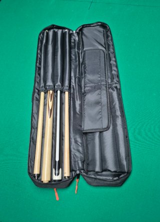 Estuche profesional para 3 tacos de billar + 1