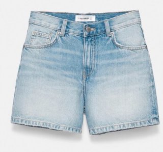 Bermuda Vaquera Azul Claro Pull&Bear