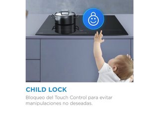 Placa Vitrocerámica Midea 3 fuegos 5200W
