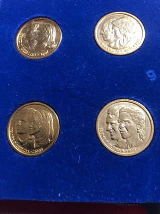 Set de 4 Monedas Conmemorativas