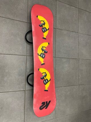 Snowboard K2 Mini Turbo 110cm + Fijaciones