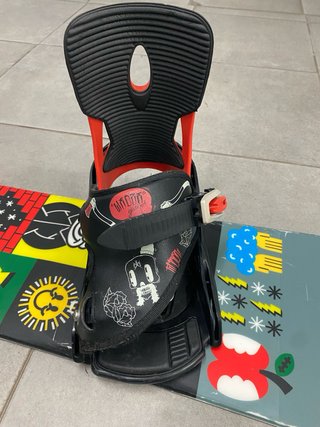 Snowboard K2 Mini Turbo 110cm + Fijaciones