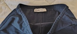 Falda pantalón algodón negra