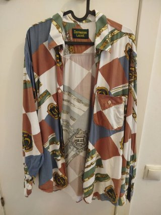 Camisa vintage multicolor XL