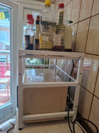 Estantería Cocina Ajustable Blanca