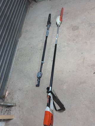 Desbrozadora, sierras y tijeras eléctricas
