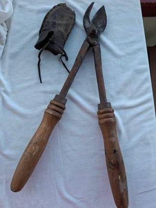 Tijeras de podar antiguas