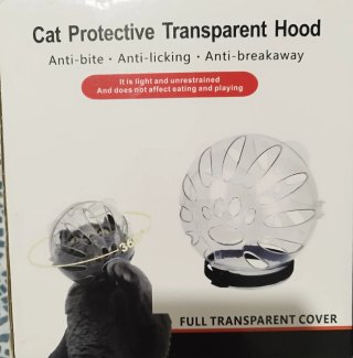 Capucha Protectora para Aseo de Gatos