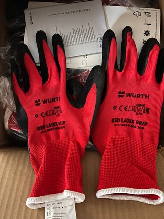 Guantes de trabajo Wurth Latex Grip Talla 9