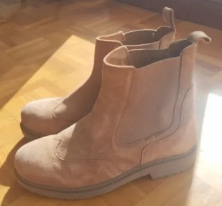 Botines de Antelina Camel UP2