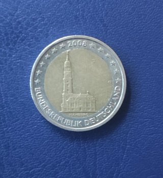 Moneda 2 Euros Conmemorativa Alemania 2008