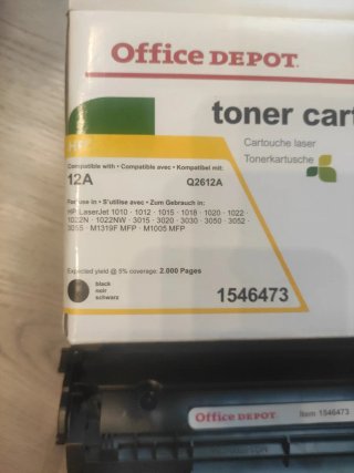 Tóner Office Depot 12A