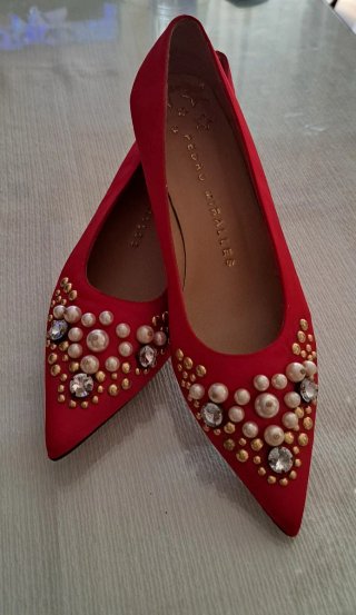 Zapatos Pedro Miralles Rojos Tacon Mujer