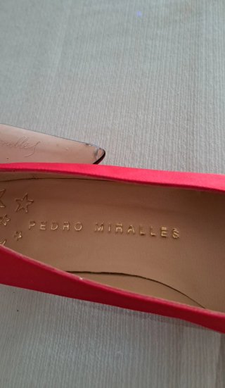 Zapatos Pedro Miralles Rojos Tacon Mujer