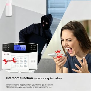 Sistema de Alarma Inalámbrico GSM para Hogar