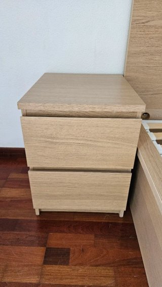 Cama canapé abatible + 2 mesitas Ikea Malm